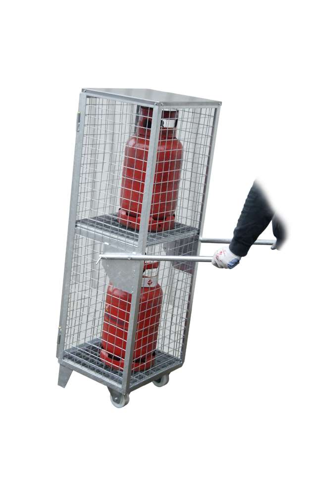 Produktbild Bauer Gasflaschen Depot GFD R 2 575 x 1580 x 500 mm feuerverzinkt