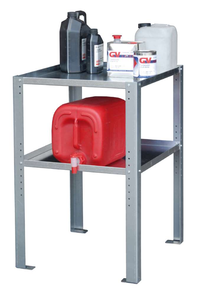 Produktbild Bauer Gebinderegal Typ GR A verzinkt 600 x 900 x 700 mm