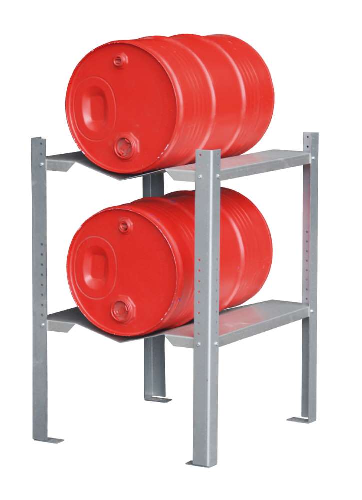 Produktbild Bauer Gebinderegal Typ GR C Gefahrstoffregal verzinkt 610 x 900 x 700 mm