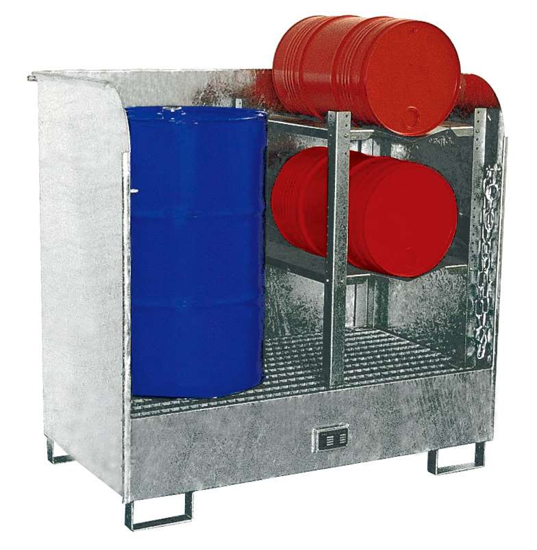 Produktbild Bauer Gefahrstoff Depot GD A 1420 x 1370 x 795 mm feuerverzinkt bild 2