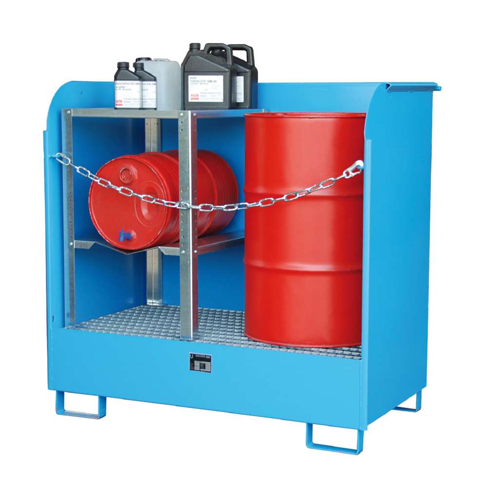 Produktbild Bauer Gefahrstoff Depot GD A 1420 x 1370 x 795 mm lackiert lichtblau bild 2