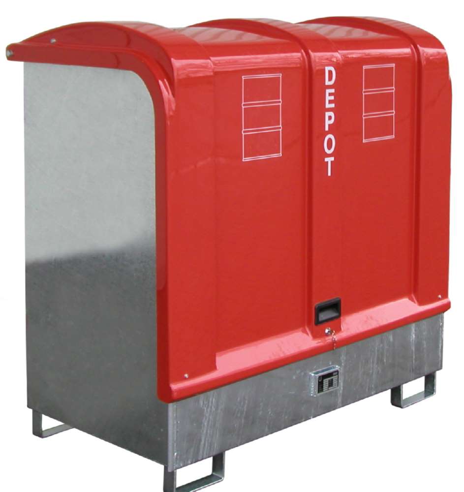 Produktbild Bauer Gefahrstoff Depot GD B 1460 x 1460 x 830 mm feuerverzinkt