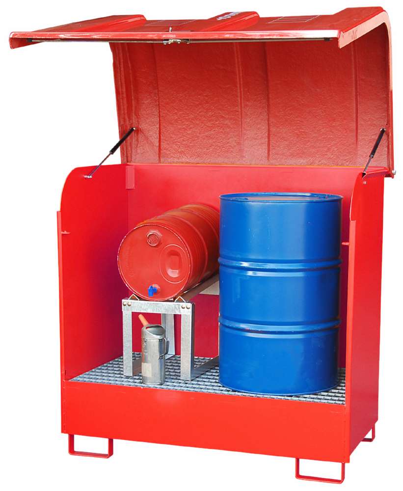 Produktbild Bauer Gefahrstoff Depot GD B 1460 x 1460 x 830 mm lackiert feuerrot bild 1