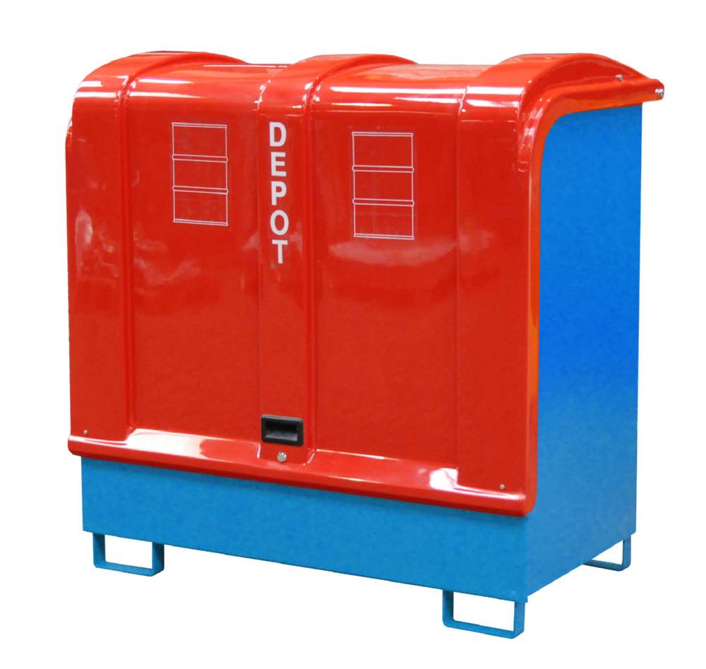 Produktbild Bauer Gefahrstoff Depot GD B 1460 x 1460 x 830 mm lackiert lichtblau bild 2