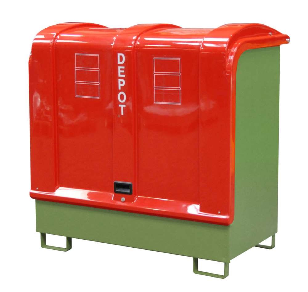 Produktbild Bauer Gefahrstoff Depot GD B 1460 x 1460 x 830 mm lackiert resedagrün bild 2