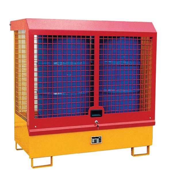 Produktbild Bauer Gefahrstoff Depot GD C 1430 x 1390 x 820 mm lackiert gelborange bild 2