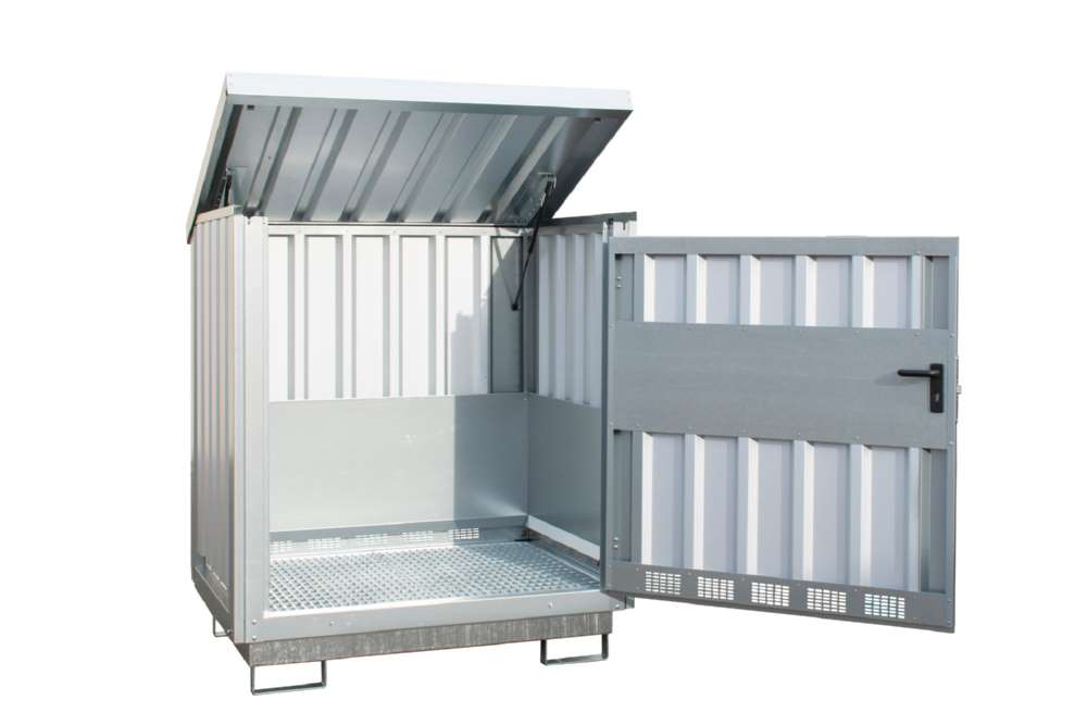 Produktbild Bauer Gefahrstoff Depot GD E 2 verzinkt 1535 x 1730 x 1290 mm bild 2