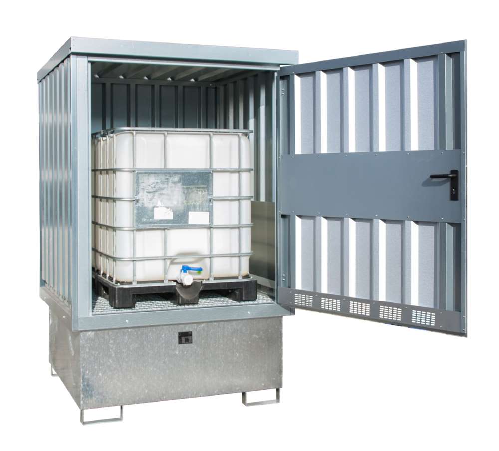 Produktbild Bauer Gefahrstoff Depot GD E IBC verzinkt 1535 x 2470 x 1590 mm