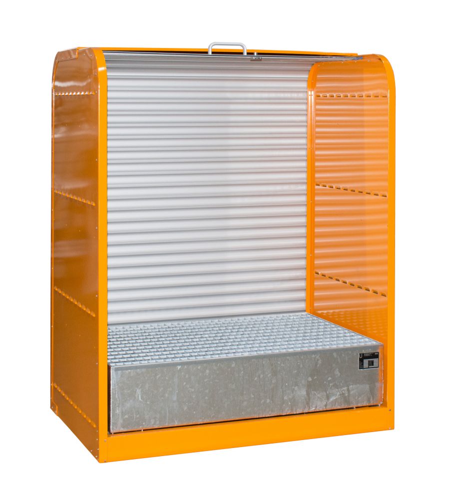 Produktbild Bauer Gefahrstoff Rollladenschrank RSG 1 lackiert Gelborange bild 2