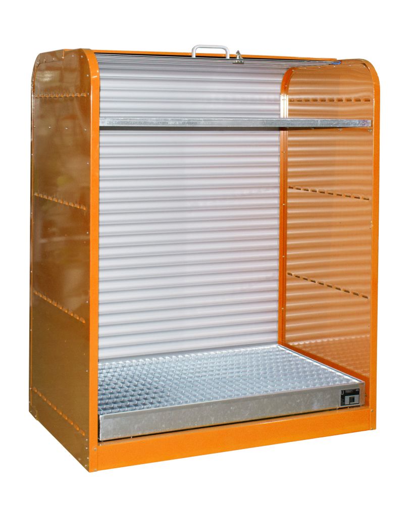 Produktbild Bauer Gefahrstoff Rollladenschrank RSG 2 lackiert Gelborange bild 2