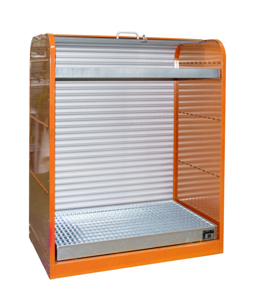 Produktbild Bauer Gefahrstoff Rollladenschrank RSG 3 lackiert Gelborange bild 2