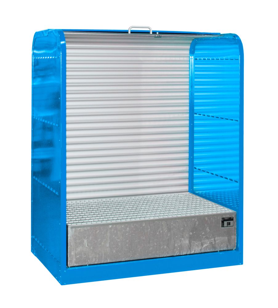 Produktbild Bauer Gefahrstoff Rollladenschrank RSG 1 lackiert Lichtblau bild 2