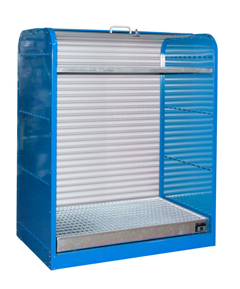 Produktbild Bauer Gefahrstoff Rollladenschrank RSG 2 lackiert Lichtblau bild 2