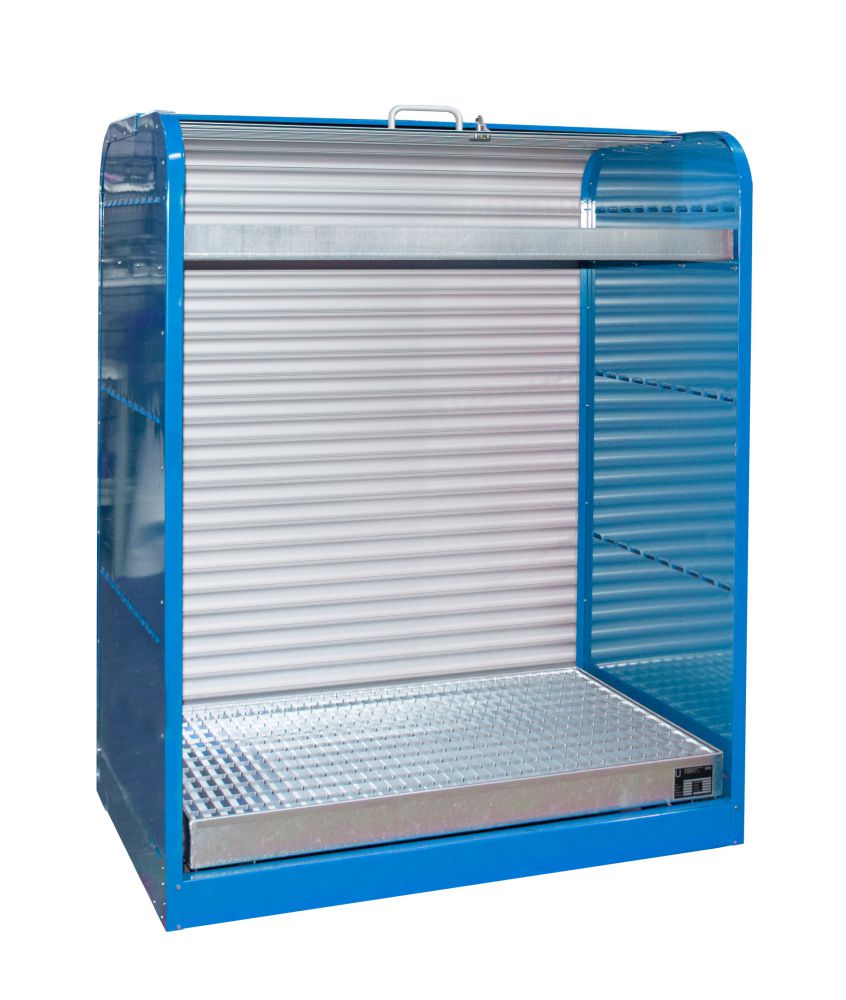 Produktbild Bauer Gefahrstoff Rollladenschrank RSG 3 lackiert Lichtblau bild 2