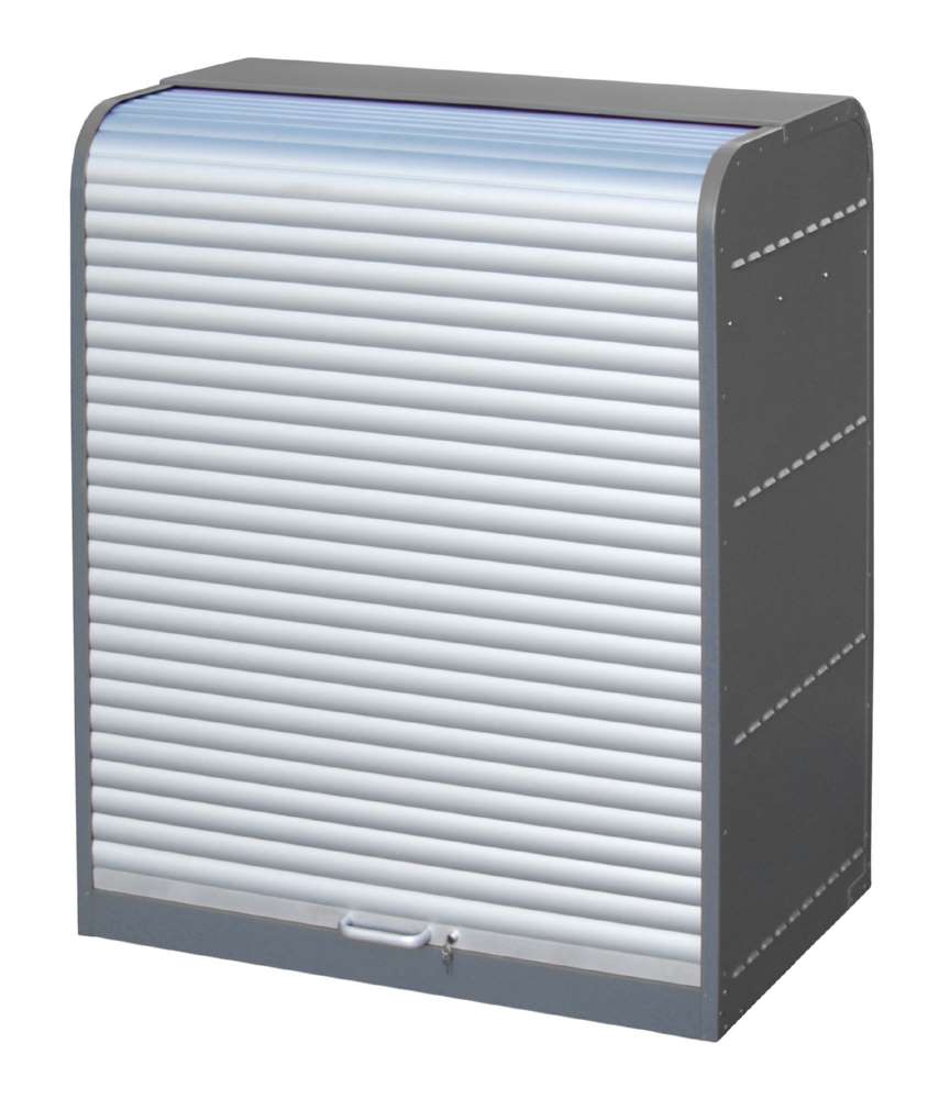 Produktbild Bauer Gefahrstoff Rollladenschrank RSG 4 lackiert 1300 x 1610 x 870 mm mausgrau bild 2