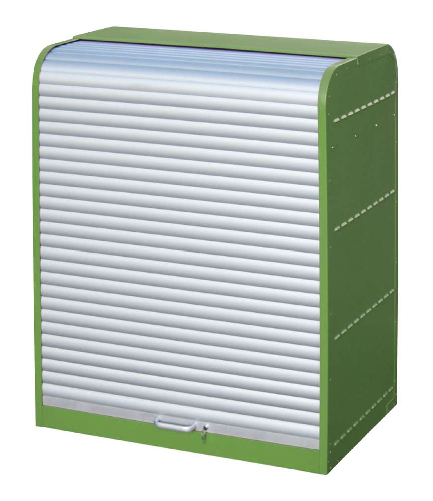 Produktbild Bauer Gefahrstoff Rollladenschrank RSG 2 lackiert 1300 x 1610 x 870 mm resedagrün
