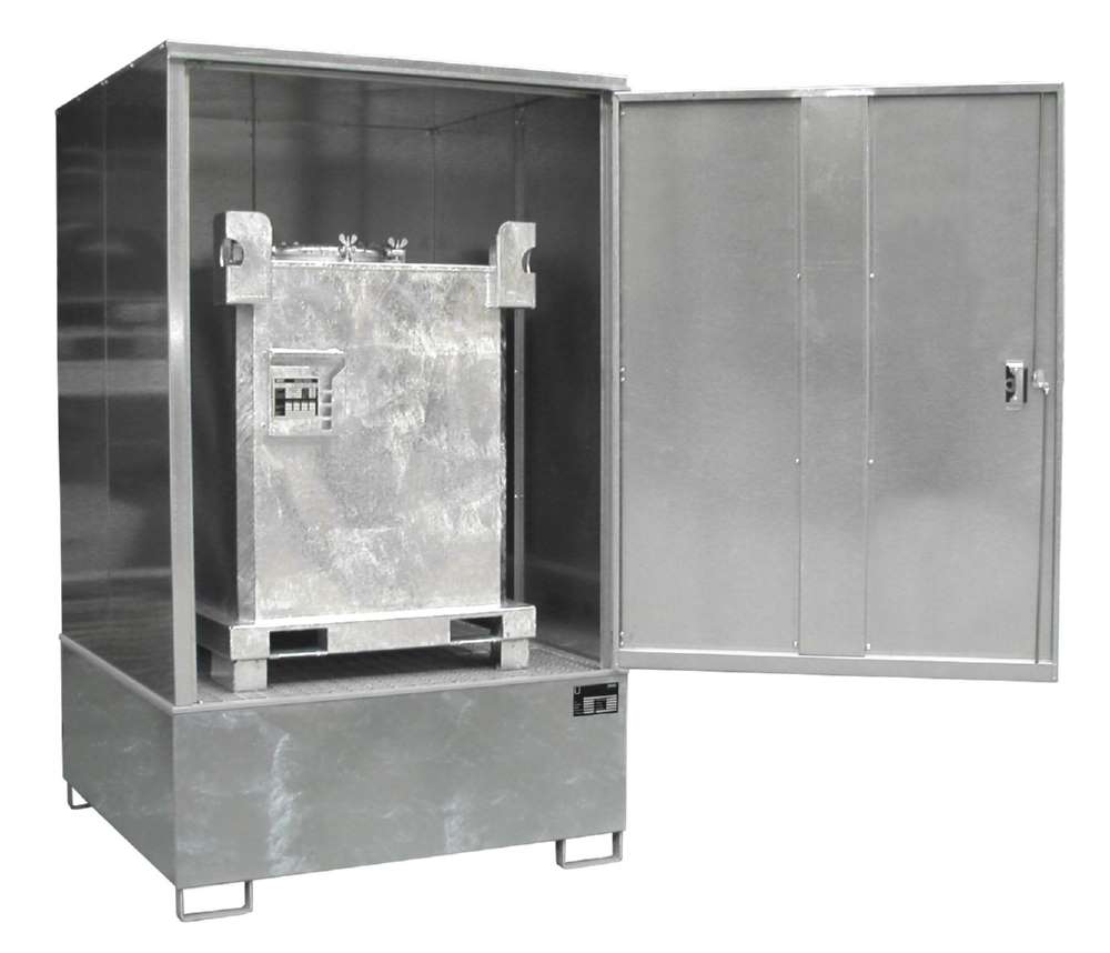 Produktbild Bauer Gefahrstoff Schrank GS 4 feuerverzinkt 1475 x 2410 x 1460 mm