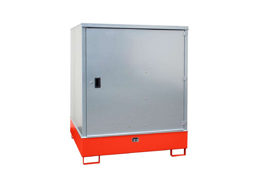 Produktbild Bauer Gefahrstoff Schrank GS 3 lackiert 1475 x 1805 x 1460 mm feuerrot