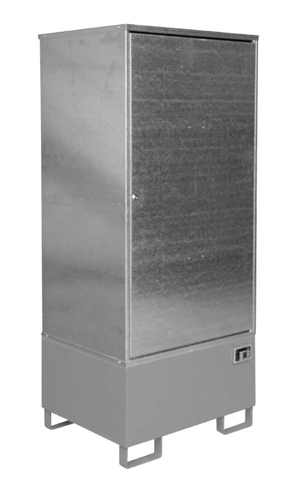 Produktbild Bauer Gefahrstoff Schrank GS 1 lackiert 840 x 1930 x 690 mm mausgrau