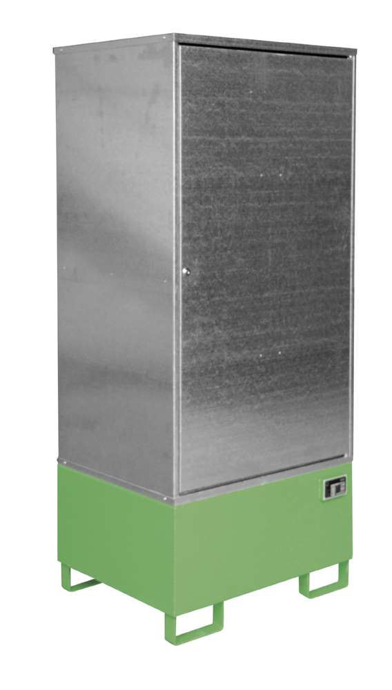 Produktbild Bauer Gefahrstoff Schrank GS 1 lackiert 840 x 1930 x 690 mm resedagrün