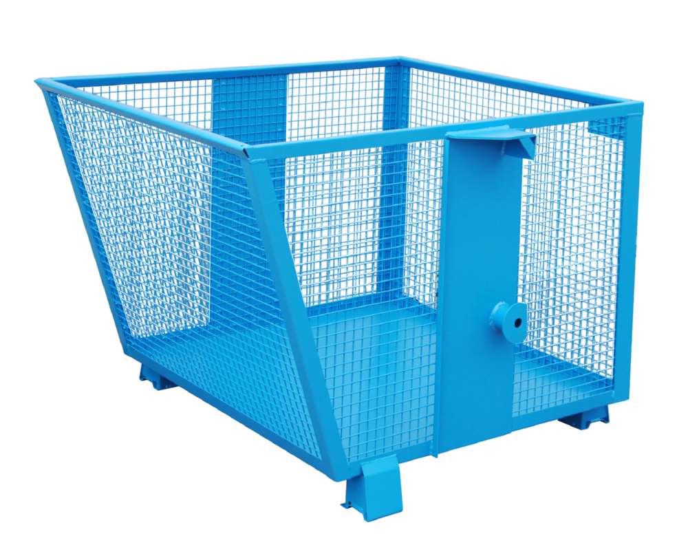 Produktbild Bauer Gitterbehälter BSK-G 90 lackiert in der Farbe Lichtblau