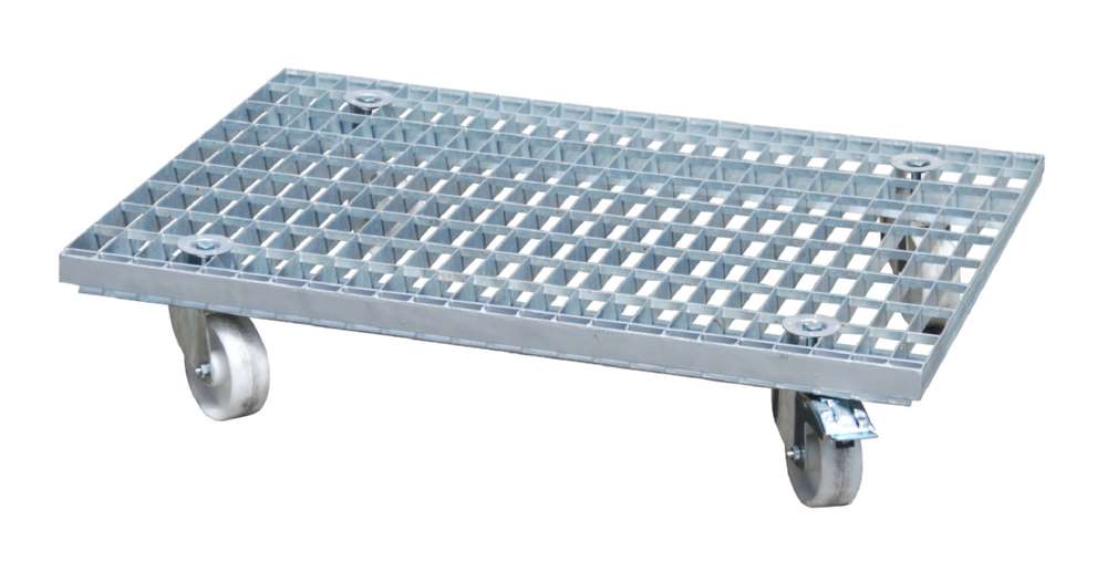 Produktbild Bauer Gitterrost-Rollwagen GRW-III feuerverzinkt