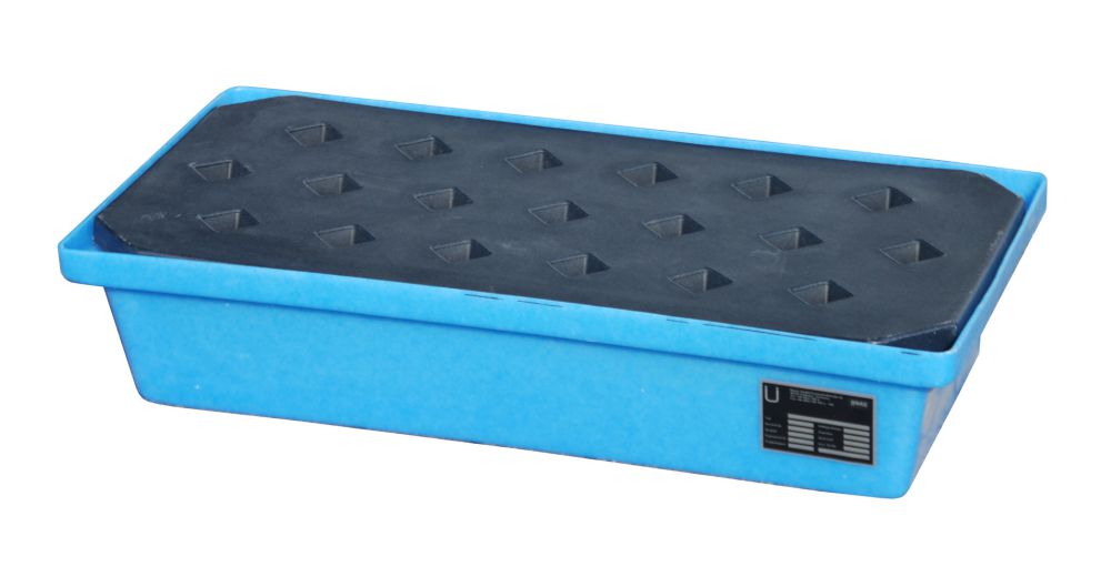 Produktbild Bauer GREEN LINE PE Auffangwanne für Paletten KWP P 30 aus robustem Polyethylen Blau bild 2