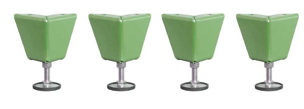 Produktbild Bauer Höhenverstellbare Füße für Rollladenschrank Typ RSG Set 4 Stück bild 4