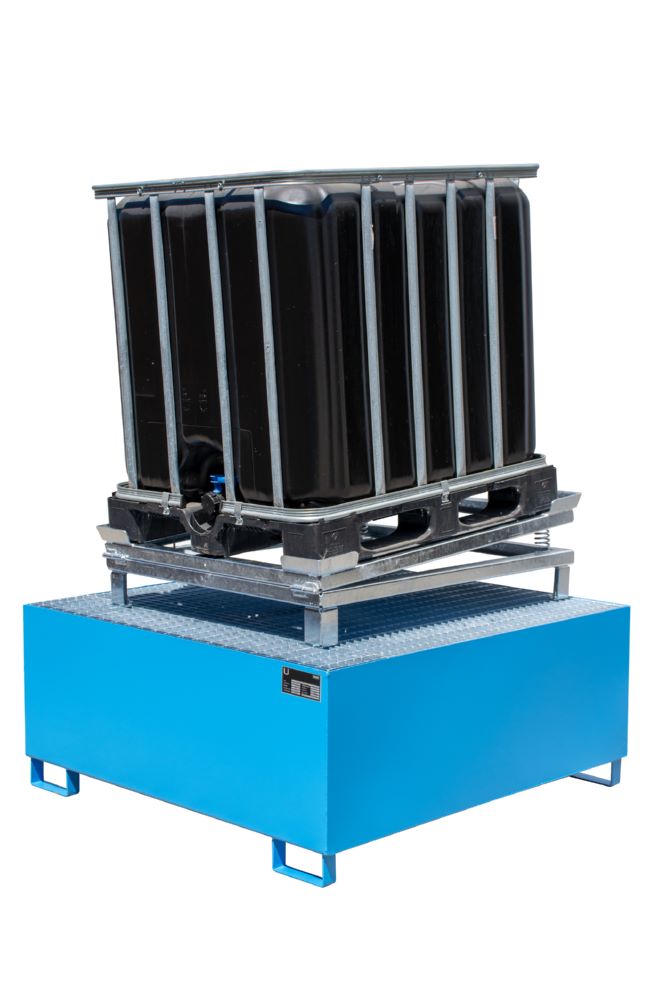 Produktbild Bauer IBC-Restentleerer IR-1 feuerverzinkt Entleerung des Containers bild 2