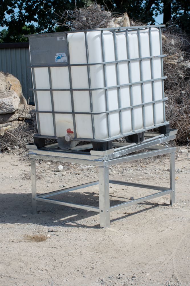 Produktbild Bauer IBC-Restentleerer IR-2 feuerverzinkt Tragfähigkeit 1500 kg bild 2