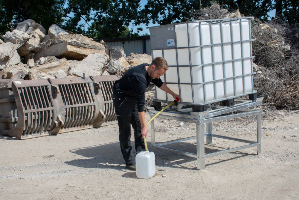 Produktbild Bauer IBC-Restentleerer IR-2 feuerverzinkt Tragfähigkeit 1500 kg bild 3
