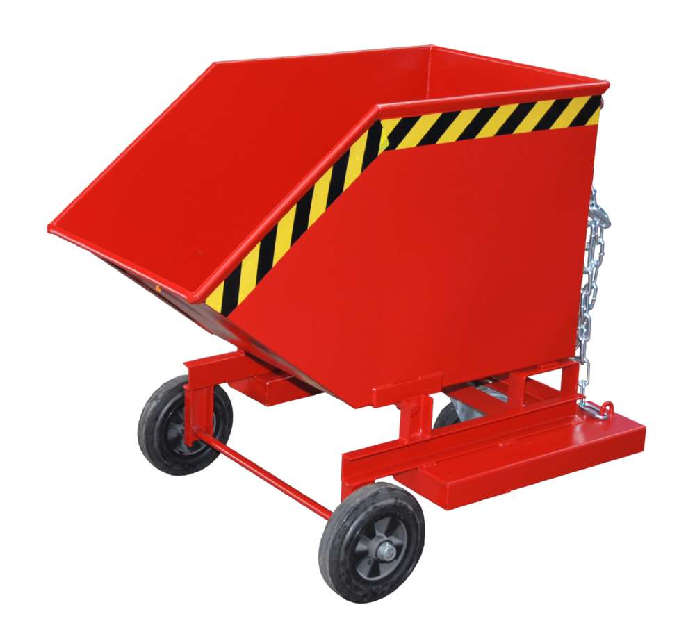 Produktbild Bauer Kastenwagen KW-ET 250 lackiert 2 Räder und 1 Lenkrolle feuerrot