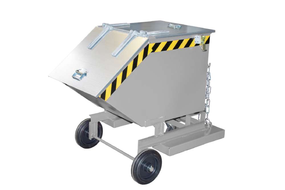 Produktbild Bauer Kastenwagen KW-ET 250 lackiert mit manueller Kippfunktion mausgrau bild 3