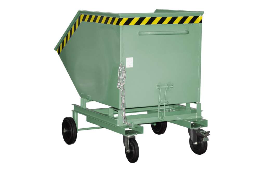 Produktbild Bauer Kastenwagen KW-ET 600 lackiert mit manueller Kippfunktion resedagrün