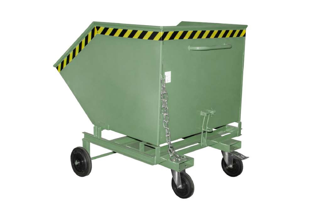 Produktbild Bauer Kastenwagen KW-ET 1000 lackiert resedagrün 1340 x 1330 x 1290 mm