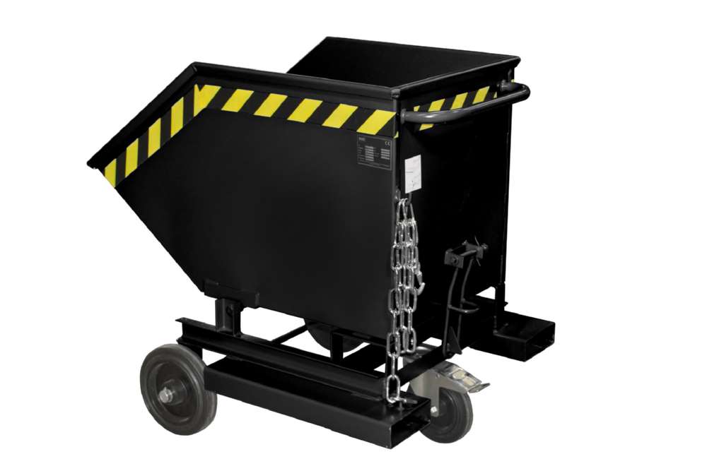 Produktbild Bauer Kastenwagen KW-ET 250 lackiert schwarzgrau 820 x 1115 x 990 mm bild 2