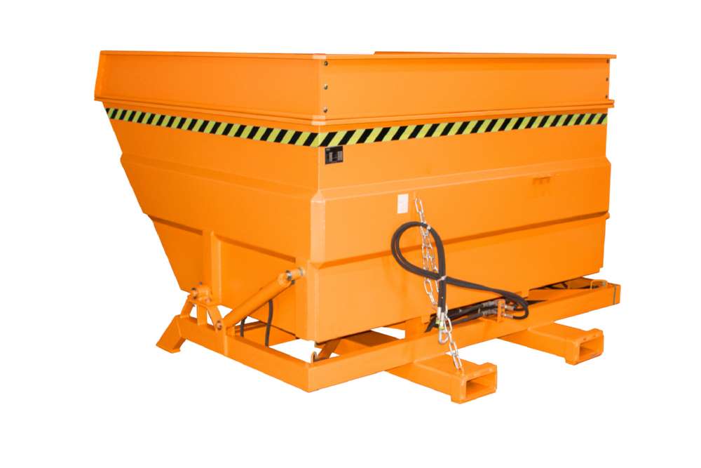 Produktbild Bauer Kippbehälter BKC-H 400 lackiert in der Farbe Gelborange