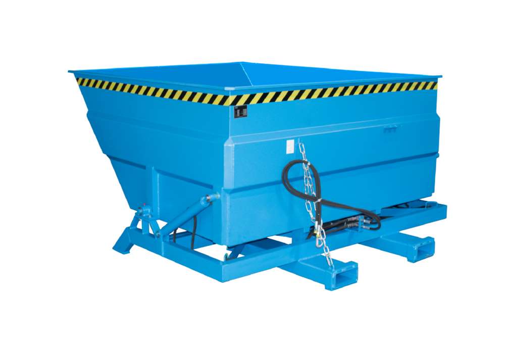 Produktbild Bauer Kippbehälter BKC-H 300 lackiert in der Farbe Lichtblau