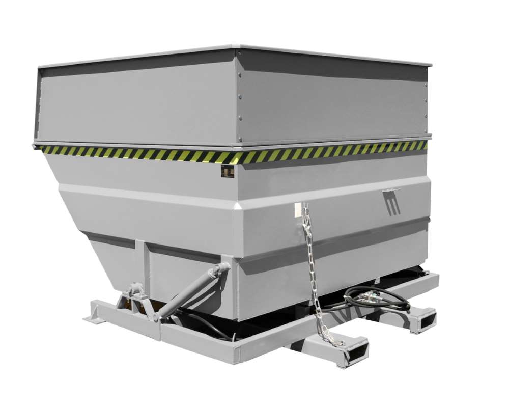 Produktbild Bauer Kippbehälter BKC-H 500 lackiert in der Farbe Mausgrau