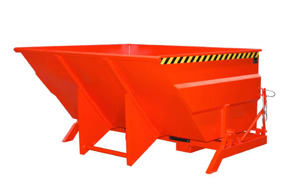 Produktbild Bauer Kippbehälter BKC 300 lackiert in der Farbe Feuerrot