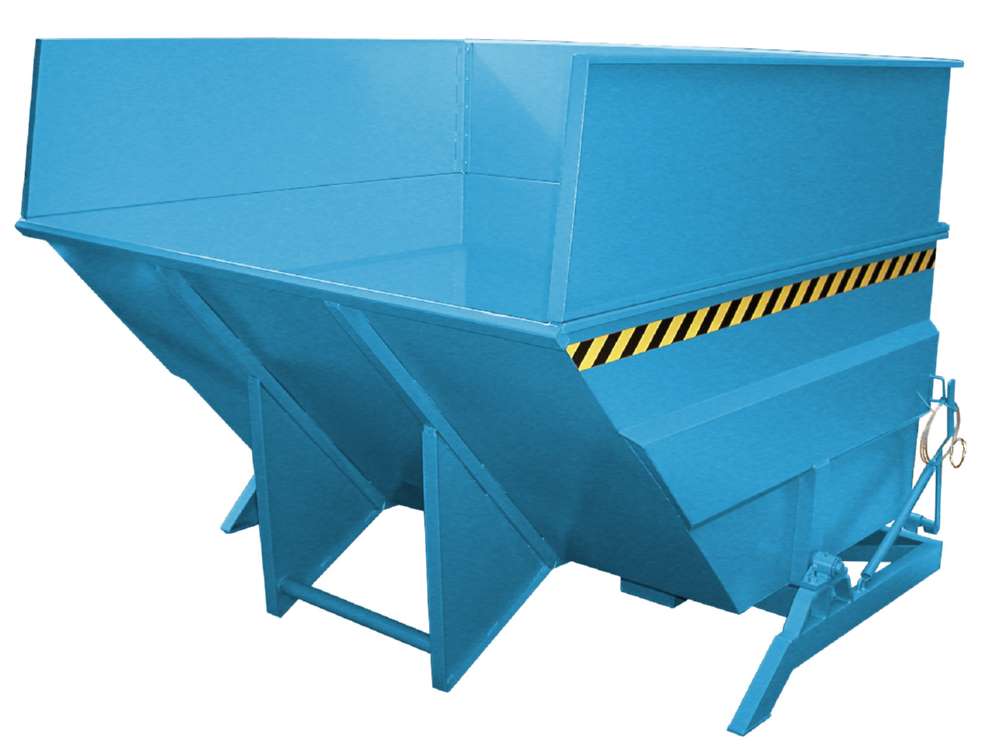 Produktbild Bauer Kippbehälter BKC 500 lackiert in der Farbe Lichtblau
