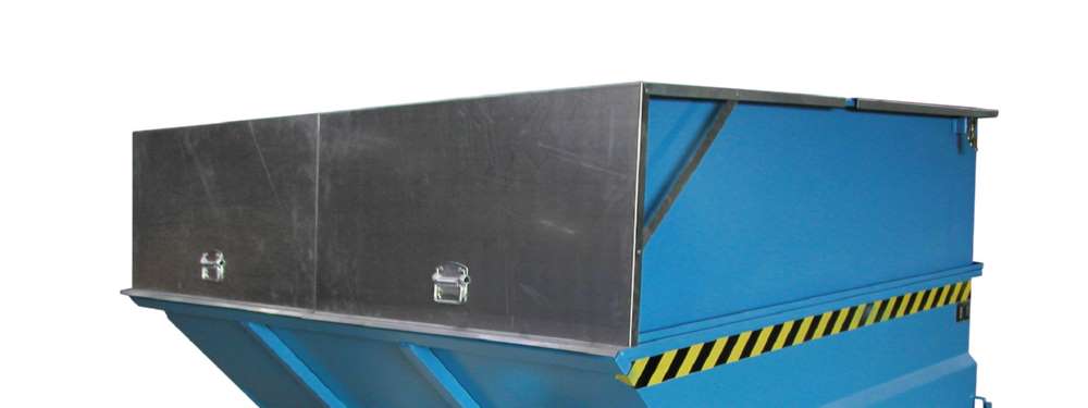 Produktbild Bauer Kippbehälter BKC 500 lackiert in der Farbe Lichtblau bild 3