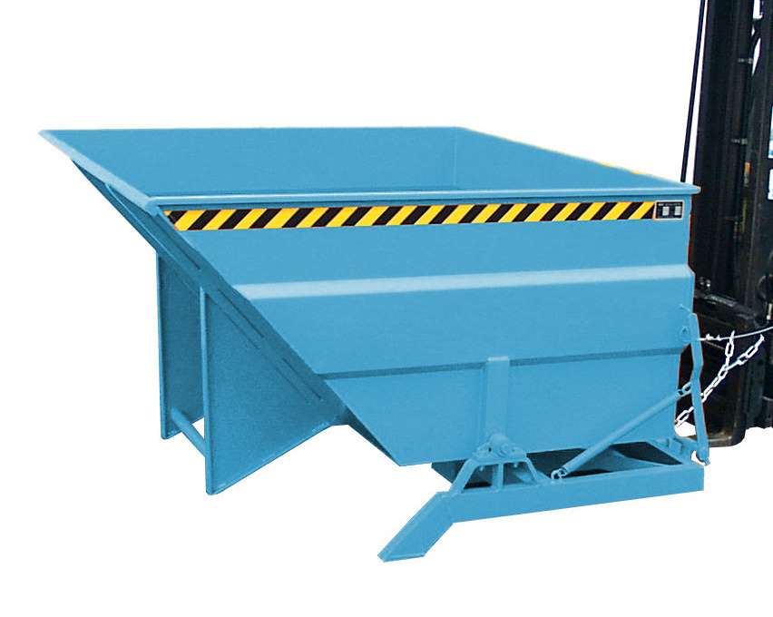 Produktbild Bauer Kippbehälter BKC 200 lackiert in der Farbe Lichtblau