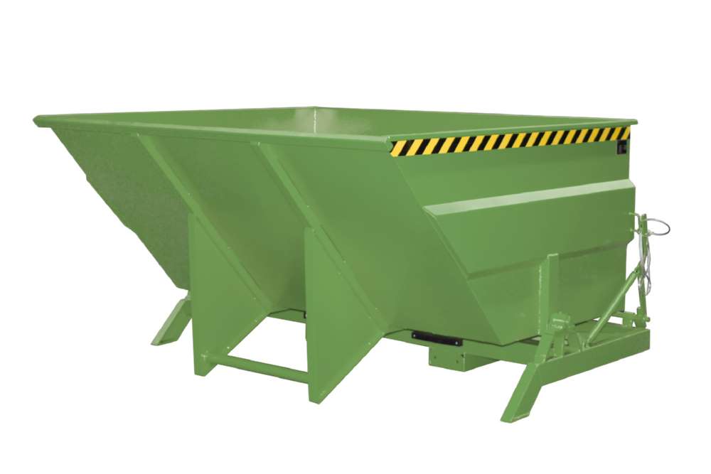 Produktbild Bauer Kippbehälter BKC 300 lackiert in der Farbe Resedagrün
