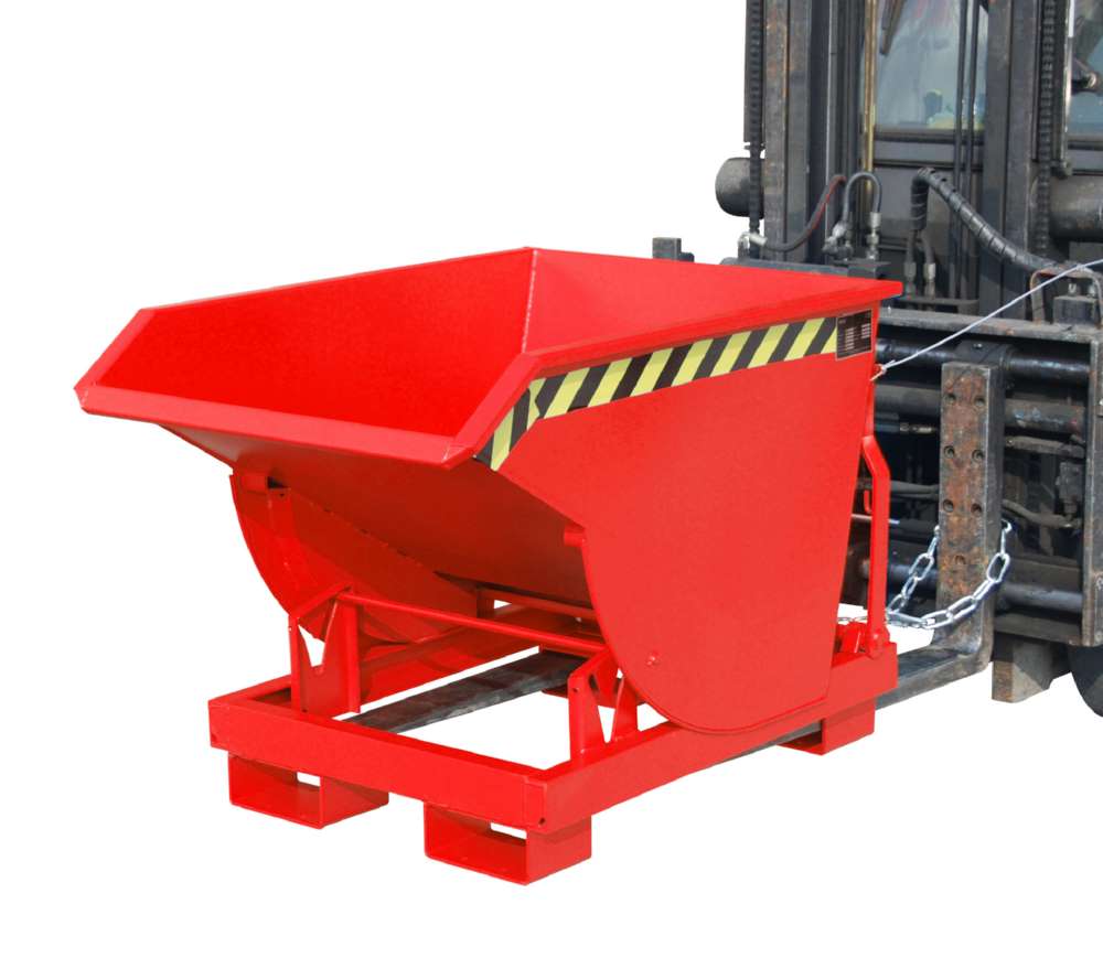 Produktbild Bauer Kippbehälter BKM 30 lackiert in der Farbe Feuerrot