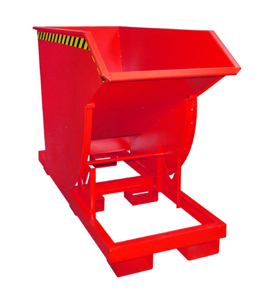 Produktbild Bauer Kippbehälter BKM 75 lackiert in der Farbe Feuerrot