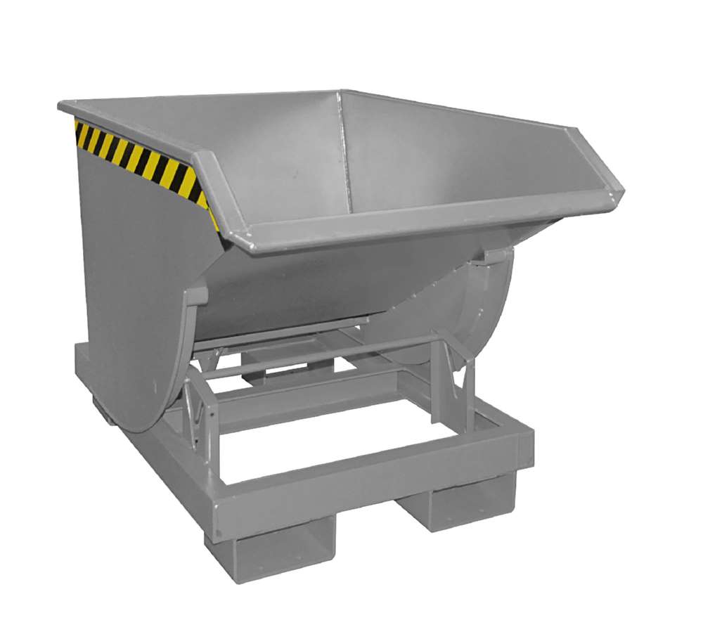 Produktbild Bauer Kippbehälter BKM 50 lackiert in der Farbe Mausgrau
