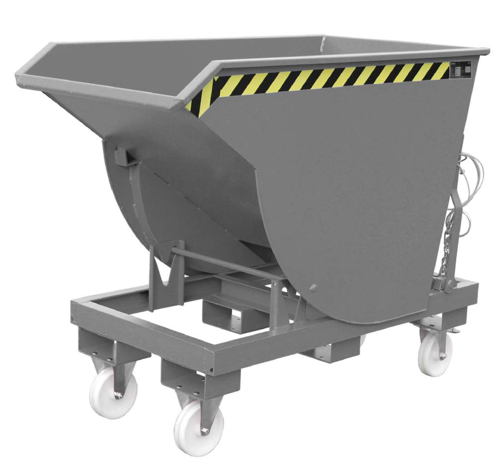 Produktbild Bauer Kippbehälter BKM 50 lackiert in der Farbe Mausgrau bild 2