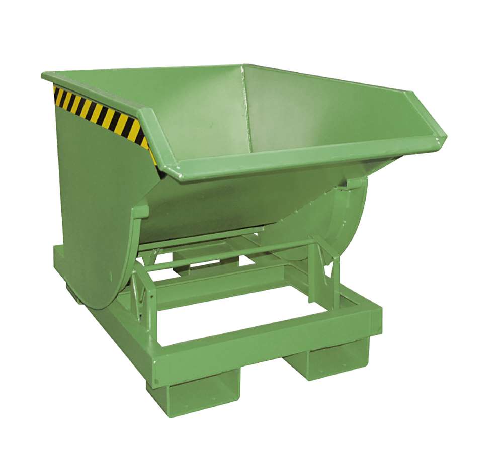 Produktbild Bauer Kippbehälter BKM 50 lackiert in der Farbe Resedagrün