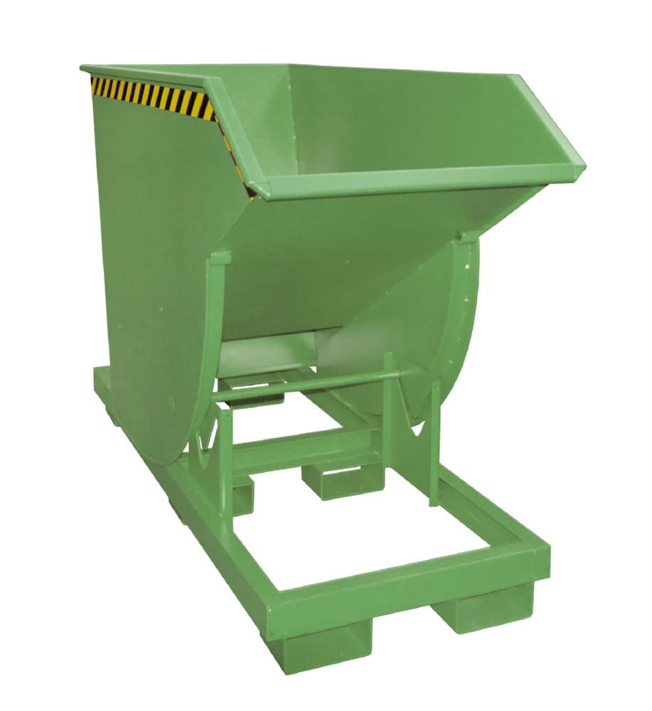 Produktbild Bauer Kippbehälter BKM 75 lackiert in der Farbe Resedagrün bild 2